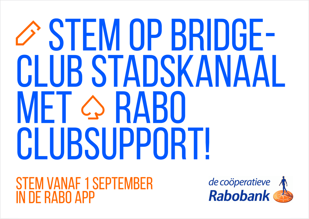 Rabo Actie: verzoek om op BC Stadskanaal te stemmen
