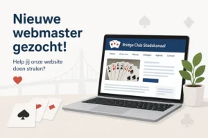 Gezocht: Enthousiaste Webmaster voor Bridgeclub Stadskanaal!